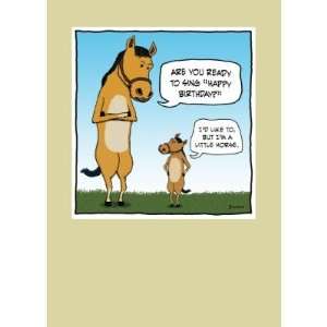  Funny birthday card: Little Horse: Health & Personal Care