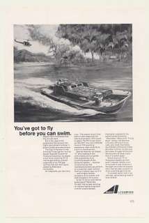 1968 Navy Armored Troop Carrier Boat Avco Lycoming Ad  