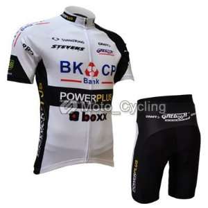 2011 new bkcp bank team cycling jersey+shorts bike clothessizes xxxl 