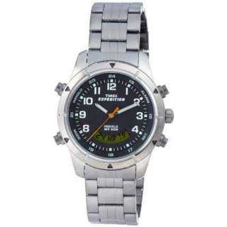   Timex Mens Expedition Watch With Stainless Steel Band 49826 New  