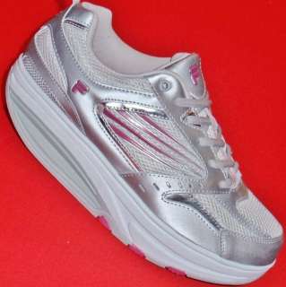   /Silver FILA FIT WALK N SCULPT Athletic Fitness Sneakers Shoes  