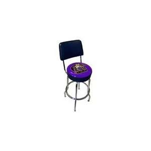   Fan NCAA Commercial Louisiana State Tigers Bar Stool with Backrest
