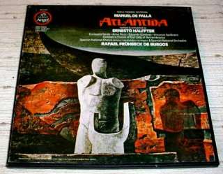 MANUEL DE FALLA ATLANTIDA 2 LP BOX FRUHBECK DE BURGOS  