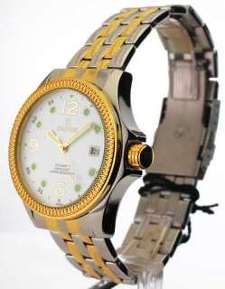 Two Tone Gold/Silver Stainless Steel Date Watch