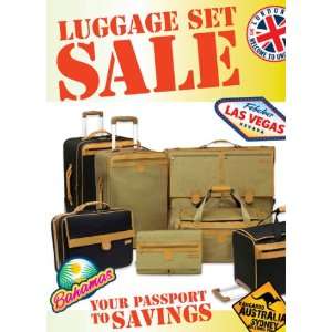  Luggage Set Sale Sign