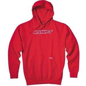  Shift Racing Text Hoody   X Large/Red Automotive