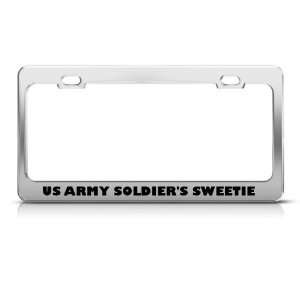  Us Army SoldierS Sweetie Military license plate frame 
