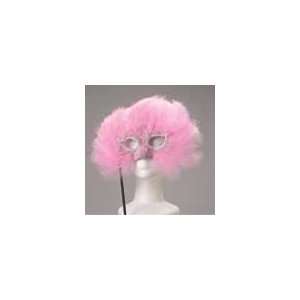  Pink Feathered Masks on a Stick: Health & Personal Care