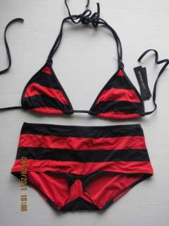 NWT DKNY Boyshort IBIZA Runway Bikini Swim Suit S  