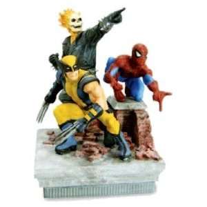     Spider Man, Ghost Rider, Wolverine (8 Group Statue) Toys & Games