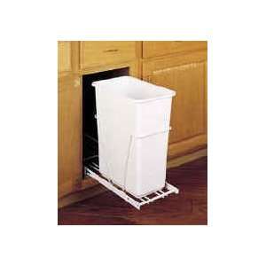   21 Quart Single Under the Counter Pull Out Waste Bin: Home & Kitchen