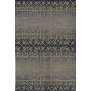   Soft Contemporary Slate design Transitional Rug 7.90.