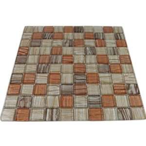  Terrene Mercury Blend 1X1 Glass Tiles