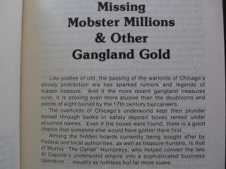 MISSING MOBSTER MILLIONS THOMAS TERRY CHICAGO TREASURE HUNTING LOST 