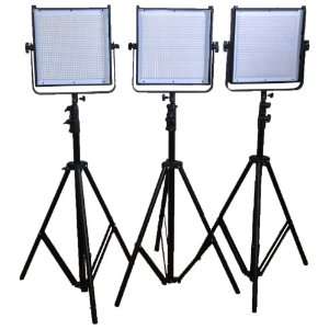    3 LED 1000 Video Light Kit (Daylight, Flood): Camera & Photo