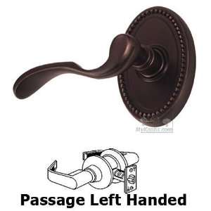  Passage paddle left handed lever with oval beaded rosette 