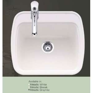  Mitrani LASB22F G Luca Single Granite Sink Graphite 