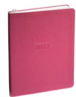   2012 Weekly Large Family Pink Sand Planner Calendar by Gallery Leather