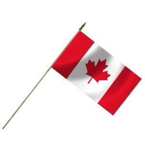  Canada Flag 12X18 Inch Mounted E Poly Patio, Lawn 