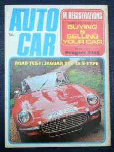 AUTOCAR MAGAZINE JULY 1973   ROAD TEST JAGUAR E TYPE.  