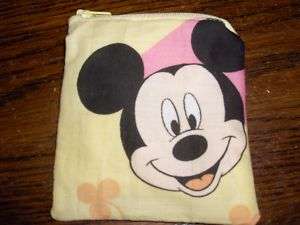Mickey Mouse handmade fabric coin/change purse 3  