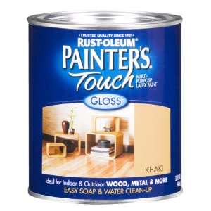  Rust Oleum 242016 Painters Touch Quart Latex, Gloss Khaki 