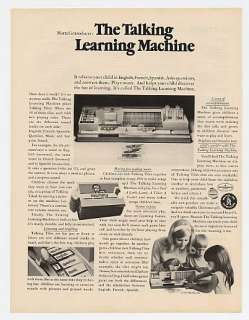 1967 Mattel Talking Learning Machine Print Ad  