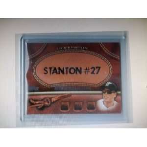  2011 Topps Leather Nameplate Mike Stanton Marlins: Sports 