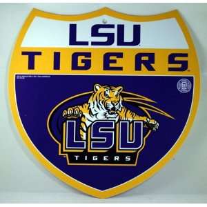   State University (LSU) Tigers NCAA Interstate Sign
