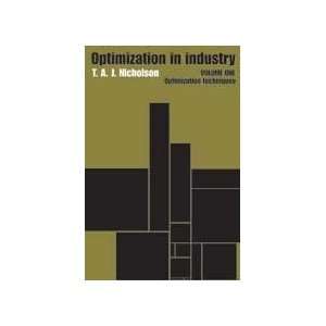  Optimization in Industry T. A. J. Nicholson Books