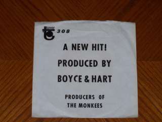 LINDA BALL TOWER RECORDS M , RARE PROMO SLEEVE, BOYCE & HART, MONKEES 