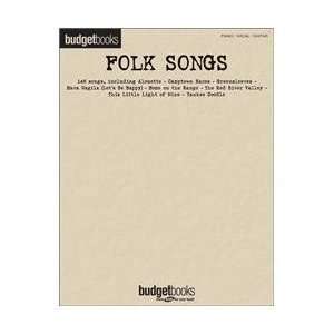 Hal Leonard Folk Songs Budget Book arranged for piano, vocal, and 