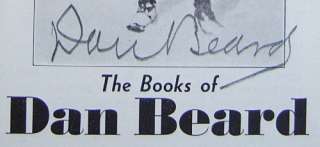 Dan Beard BOY SCOUT Legend Autographed Phamplet  