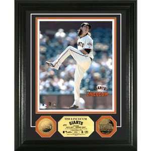  Tim Lincecum 24KT Gold Coin Photo Mint