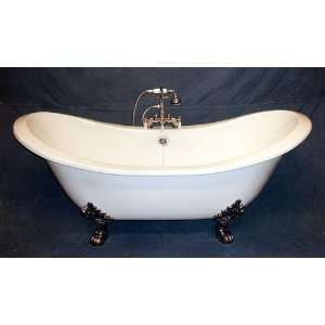  Leg Tub by Cambridge Plumbing   71DblSlip in Brass