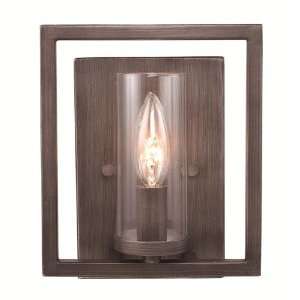  1 Light Wall Sconce Gunmetal Bronze W7 X H8.5