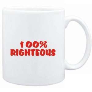 Mug White  100% righteous  Adjetives 