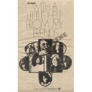  Joe Cocker Jimmy Page LP Promo Ad Poster 1969: Home 
