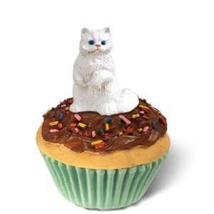  White Persian Kittycake Trinket Box: Home & Kitchen