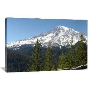 Mount Rainier, Washington   Gallery Wrapped Canvas   Museum Quality 