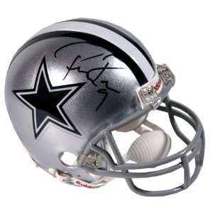  Signed Tony Romo Mini Helmet   SILVERREP G Sports 