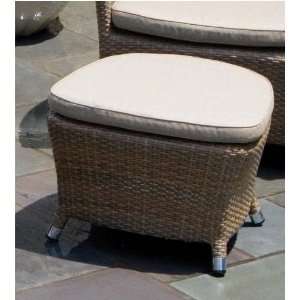  Loggia Wicker Ottoman With Cushion Patio, Lawn & Garden