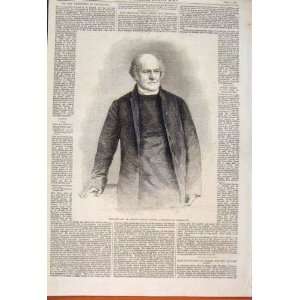  Portrait Longley Archbishop Canterbury Old Print 1862 