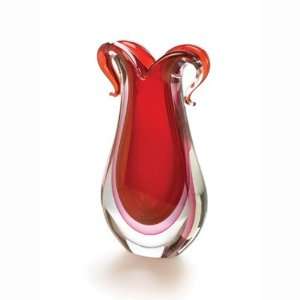 Waterford Crystal Evolution Bella Ruby Vase 9.75  Kitchen 