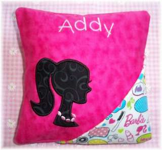 Embro. Girls Personalized Barbie Tooth Fairy Pillow  