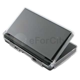 Power Chargers+SPT +Clear Crystal Case For NINTENDO DSL  