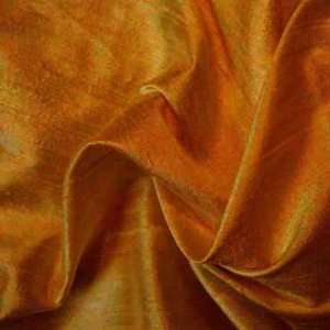  Silk Dupioni Fabric 127 Rich Amber: Home & Kitchen