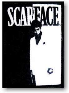 Scarface Tony Montana MOVIE POSTER IRONON Patch New  