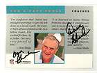 Don Shula Dolphins Hall of Fame SIGNED CARD AUTOGRAPHED