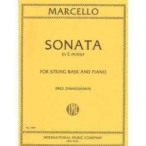  Marcello Benedetto Sonata in e minor Op. 1 No. 2 Bass and 